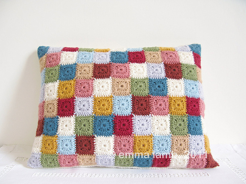EmmaLamb crochet pillow covering